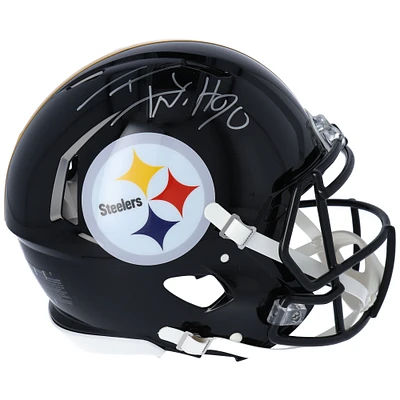 T.J. Watt Pittsburgh Steelers Autographed Riddell Speed Authentic Helmet