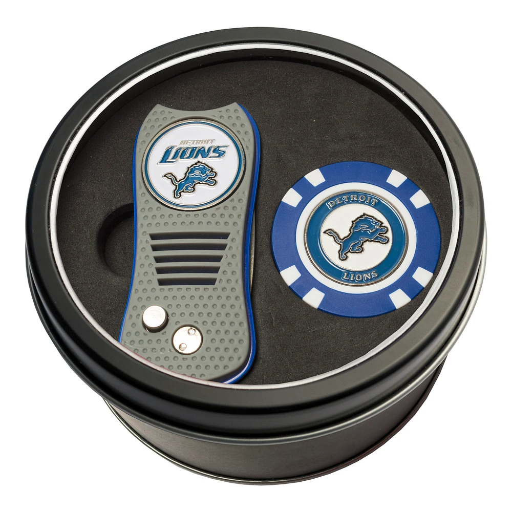 Detroit Lions Switch Chip Golf Tin Set