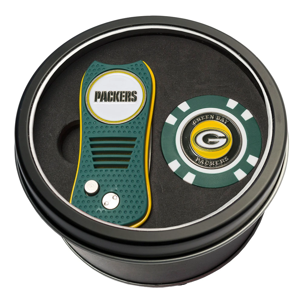 Green Bay Packers Switch Chip Golf Tin Set