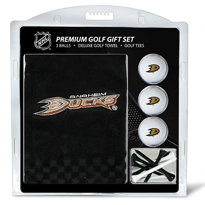 Anaheim Ducks Embroidered Golf Gift Set