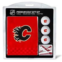 Calgary Flames Embroidered Golf Gift Set