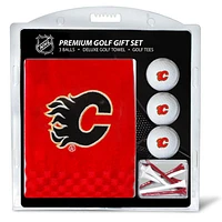 Calgary Flames Embroidered Golf Gift Set
