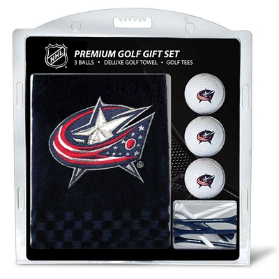 Columbus Blue Jackets Embroidered Golf Gift Set