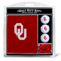 Oklahoma Sooners Embroidered Golf Gift Set