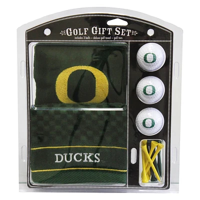 Oregon Ducks Embroidered Golf Gift Set
