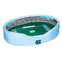 Blue/White North Carolina Tar Heels 23'' x 19'' x 7'' Small Stadium Oval Dog Bed