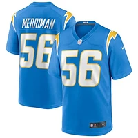 Men's Nike Shawne Merriman Powder Blue Los Angeles Chargers Game Retired Player Jersey