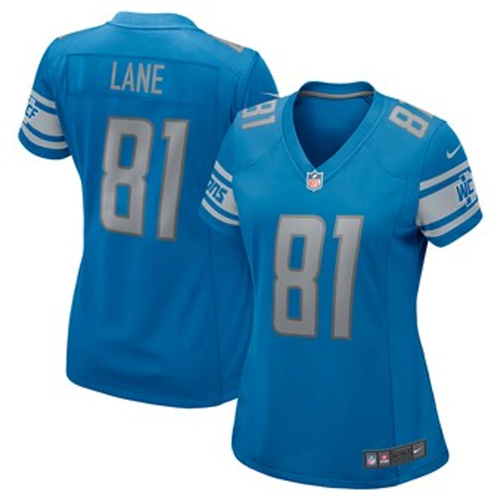 Women's Nike Night Train Lane Blue Detroit Lions Game Retired Player Jersey