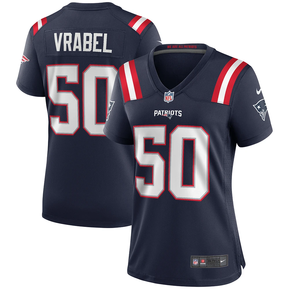 Women's Nike Mike Vrabel Navy New England Patriots Game Retired Player Jersey