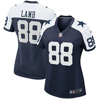 Women's Nike CeeDee Lamb Navy Dallas Cowboys Alternate Game Team Jersey