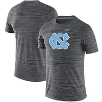 Men's Nike Black North Carolina Tar Heels Team Logo Velocity Legend Performance T-Shirt