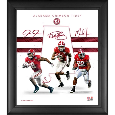 Alabama Crimson Tide Framed 15" x 17" Running Backs Franchise Foundations Collage