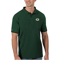 Men's Antigua Green Bay Packers Legacy Pique Polo