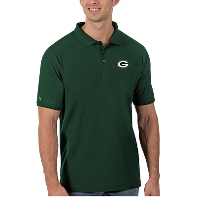 Men's Antigua Green Bay Packers Legacy Pique Polo