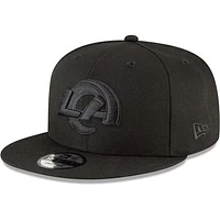 Men's New Era Black Los Angeles Rams 9FIFTY Snapback Hat