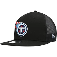 Men's New Era Black Tennessee Titans Shade Trucker 9FIFTY Snapback Hat