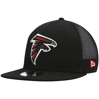 Men's New Era Black Atlanta Falcons Shade Trucker 9FIFTY Snapback Hat