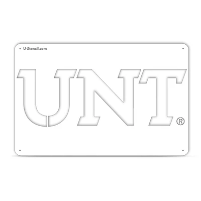 North Texas Mean Green Wordmark Tailgater Stencil