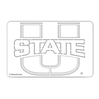 Utah State Aggies Tailgater Stencil