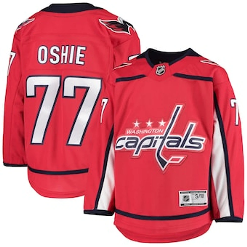 Youth TJ Oshie Red Washington Capitals Home Premier Player Jersey