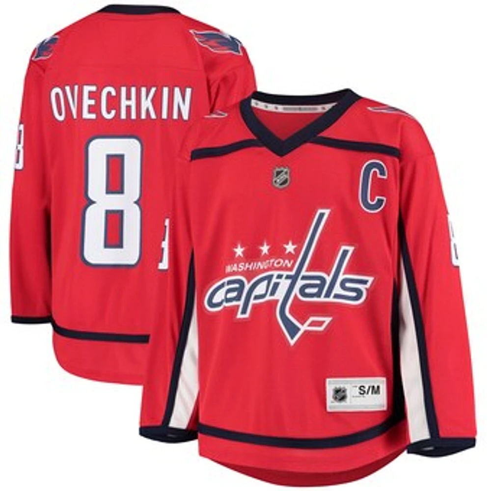 Youth Alexander Ovechkin Red Washington Capitals Home Replica Player