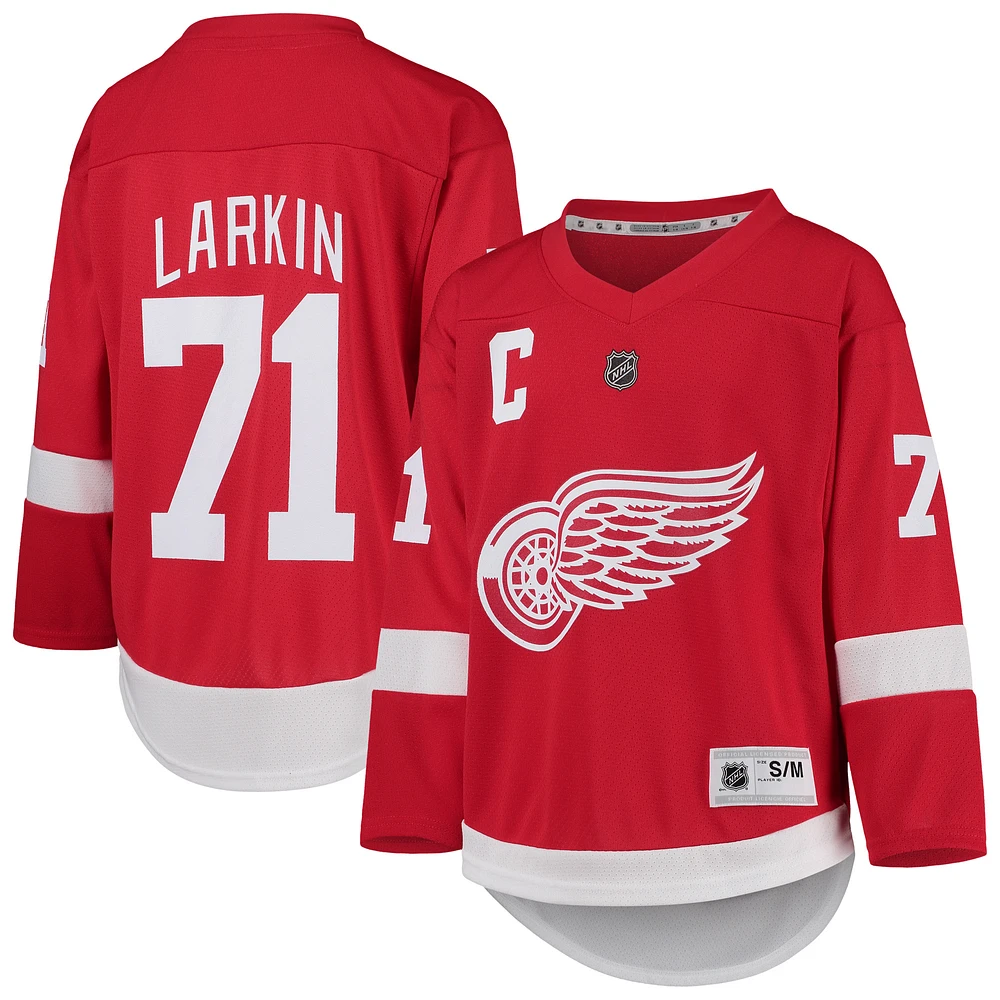 Youth Dylan Larkin Red Detroit Wings Home Replica Player Jersey