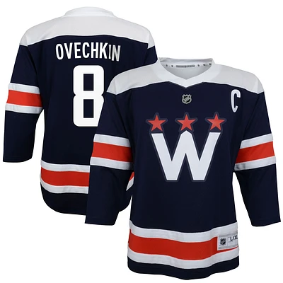 Preschool Alexander Ovechkin Navy Washington Capitals 2020/21 Alternate - Replica Player Jersey