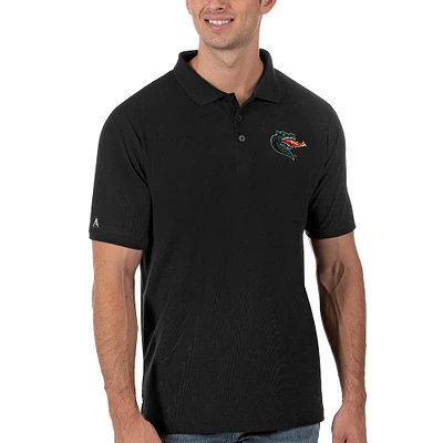 Men's Antigua Black UAB Blazers Legacy Pique Polo