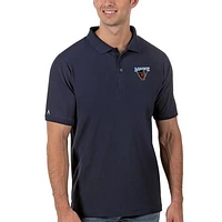 Men's Antigua Navy Maine Black Bears Legacy Pique Polo