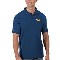 Men's Antigua Royal Pitt Panthers Legacy Pique Polo