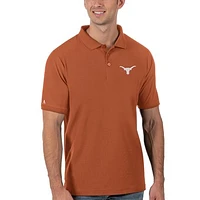 Men's Antigua Orange Texas Longhorns Legacy Pique Polo