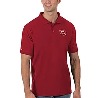 Men's Antigua Red Western Kentucky Hilltoppers Legacy Pique Polo