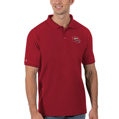 Men's Antigua Red Western Kentucky Hilltoppers Legacy Pique Polo