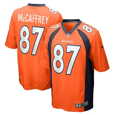 Men's Nike Ed McCaffrey Orange Denver Broncos Game Retired Player Jersey