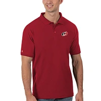 Men's Antigua Red Carolina Hurricanes Legacy Pique Polo