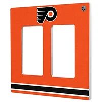 Philadelphia Flyers Double Rocker Lightswitch Plate