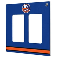 New York Islanders Double Rocker Lightswitch Plate