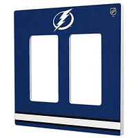 Tampa Bay Lightning Double Rocker Lightswitch Plate