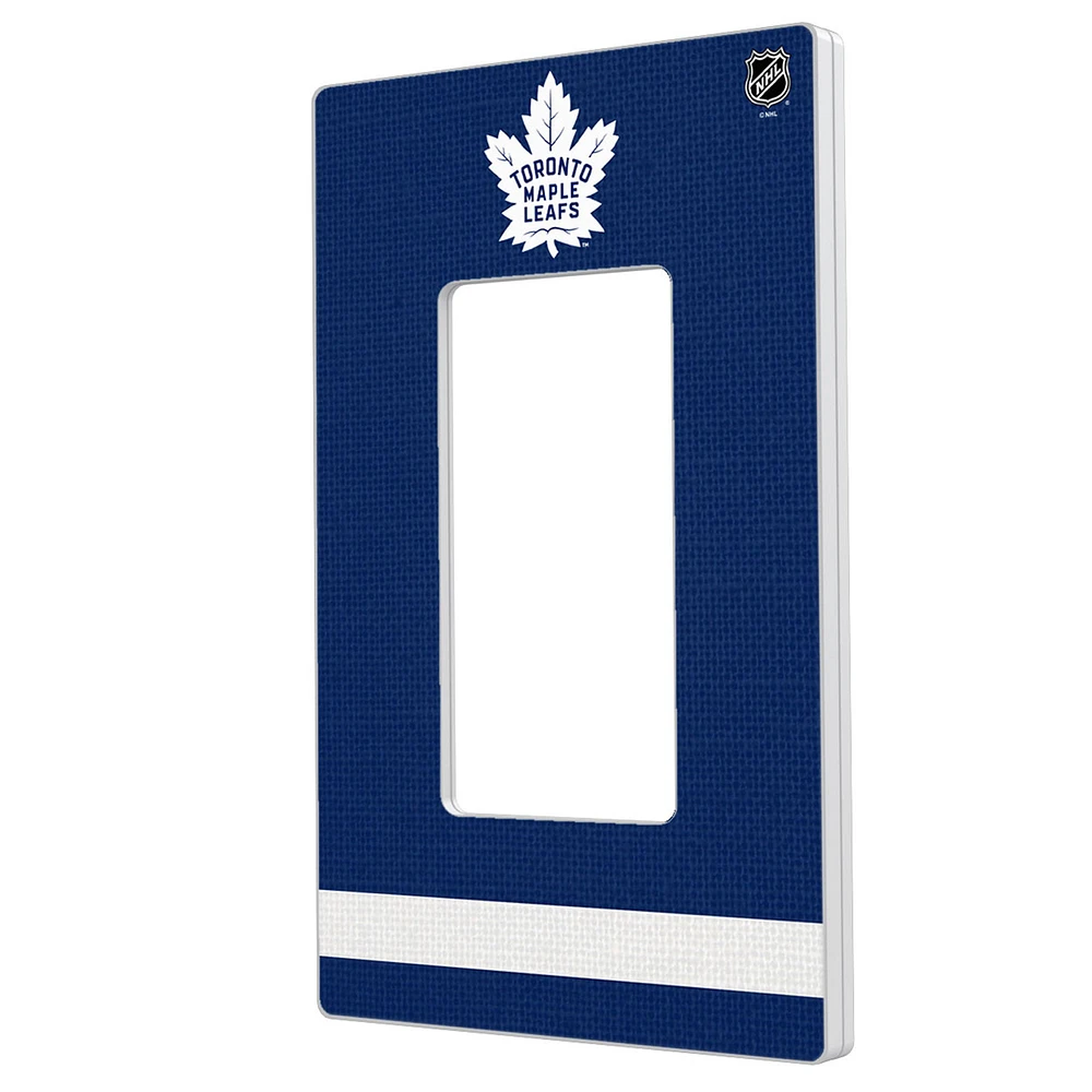 Toronto Maple Leafs Single Rocker Lightswitch Plate