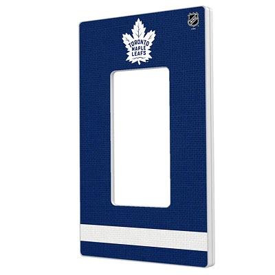 Toronto Maple Leafs Single Rocker Lightswitch Plate