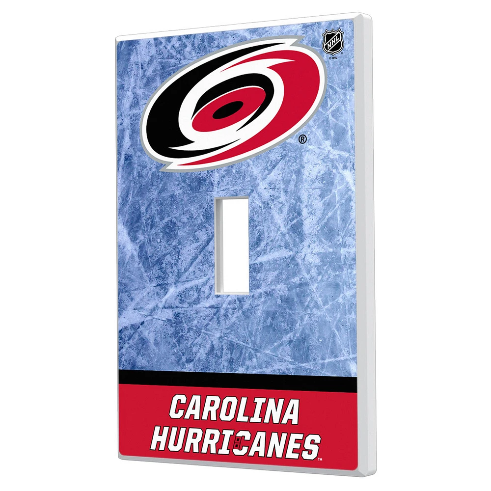 Carolina Hurricanes Wordmark Single Toggle Lightswitch Plate