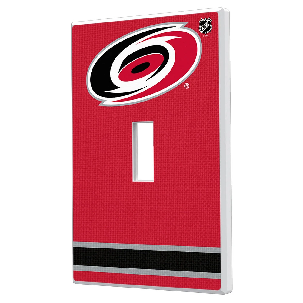 Carolina Hurricanes Single Toggle Lightswitch Plate