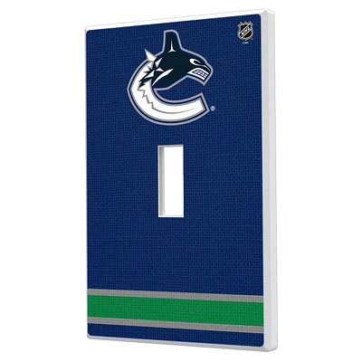 Vancouver Canucks Single Toggle Lightswitch Plate