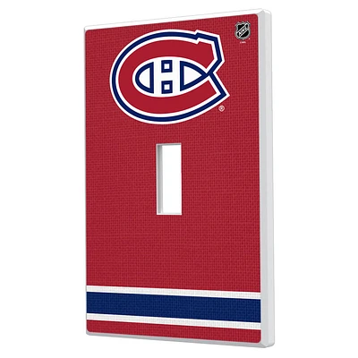 Montreal Canadiens Single Toggle Lightswitch Plate
