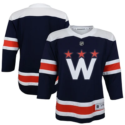 Preschool Navy Washington Capitals 2020/21 Alternate Replica Jersey