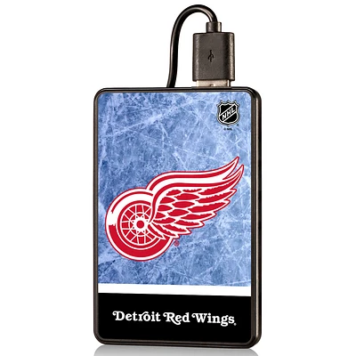 Detroit Red Wings Wordmark Credit Card Power Bank