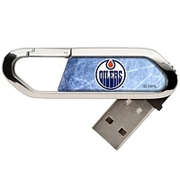Edmonton Oilers Ice Flood Clip USB Flash Drive