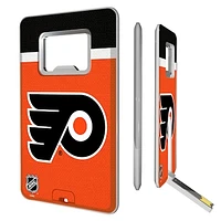Philadelphia Flyers Stripe Credit Card USB Drive with Bottle Opener