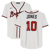 Chipper Jones Atlanta Braves Autographed White Nike Replica Jersey