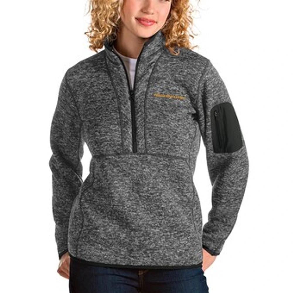 Women's Antigua Washington Football Team Fortune Quarter-Zip Pullover Jacket